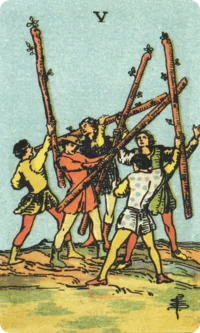 Five of Wands